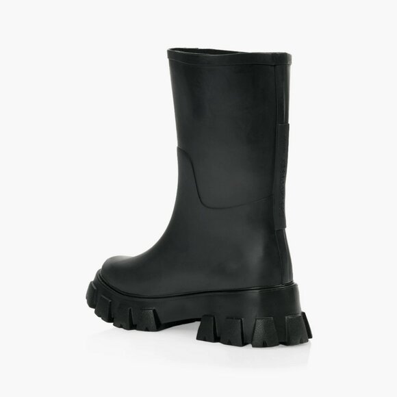 ILSE JACOBSEN RUBBER MOON BOOT - BLACK, NEW sz EU38 - Picture 4 of 5